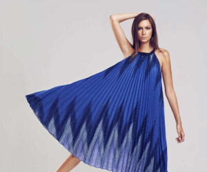 blue-dress-model